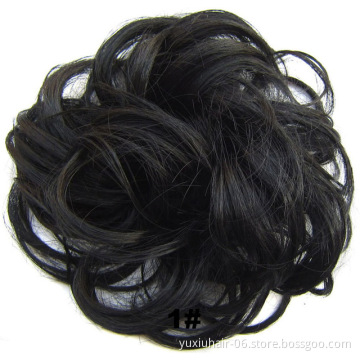 Women Natural Red Blonde Black Brown Synthetic Hair Hair Extension Roller Fast Bun Donut Chignon